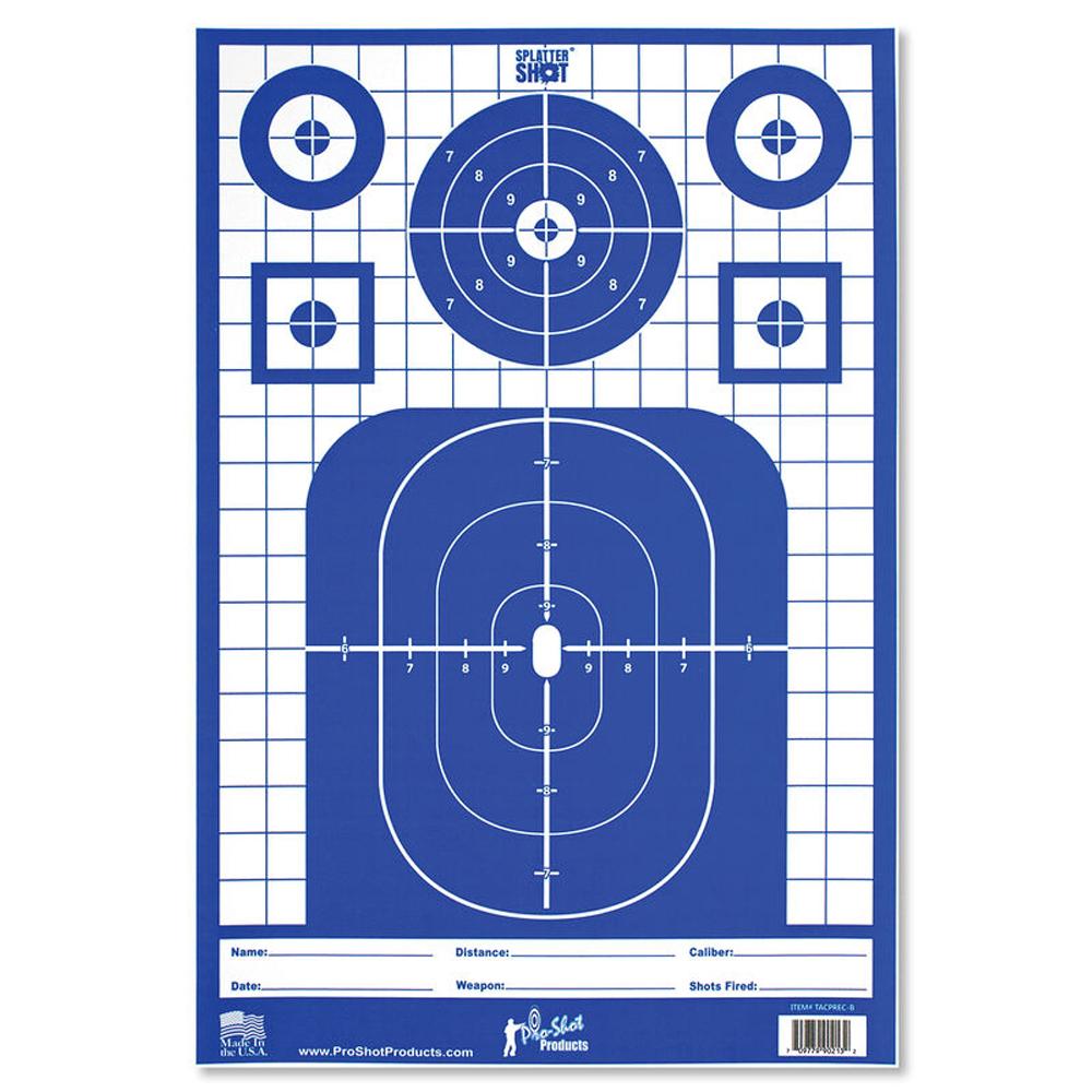 Tactical Precision Target Pistol/Rifle/Shotgun Blue 8-img-0