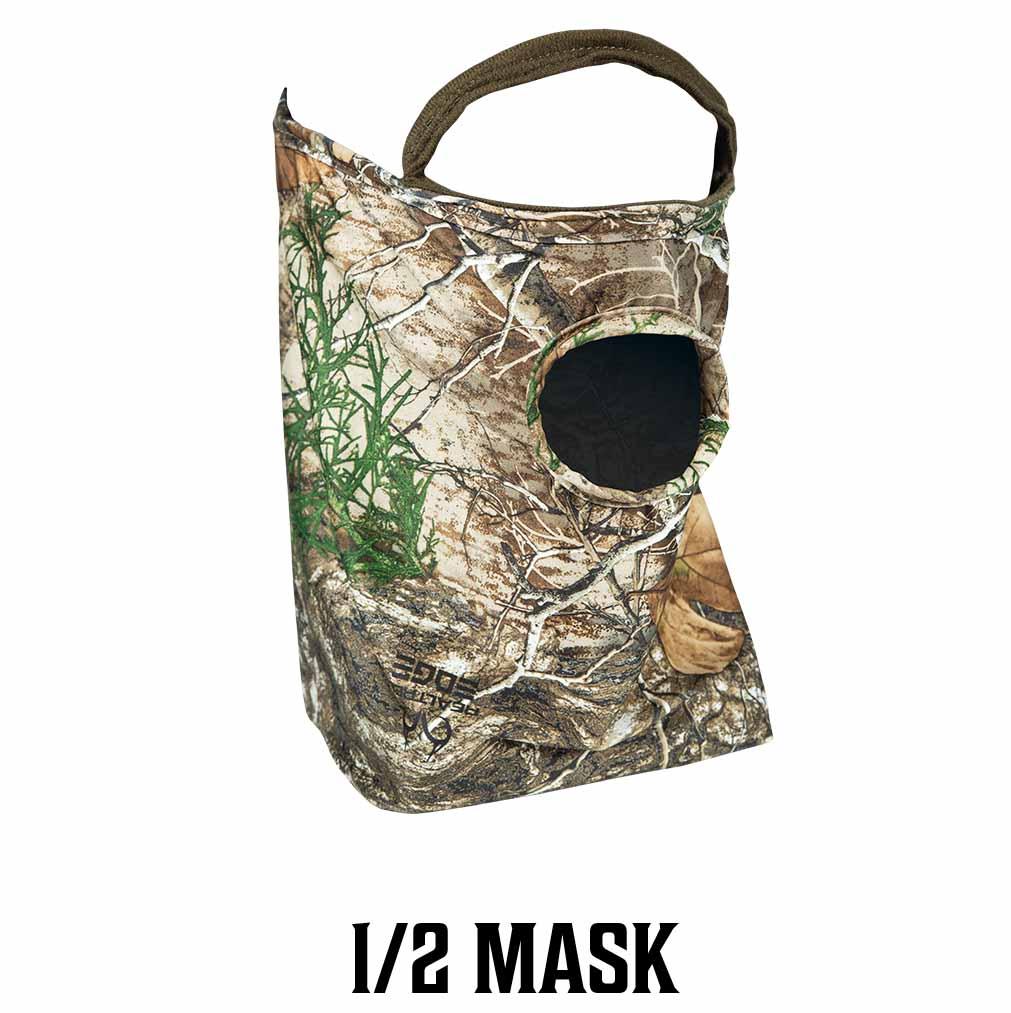 Primos Stretch Fit Mask - RealTree Edge Camo 1/2-img-0