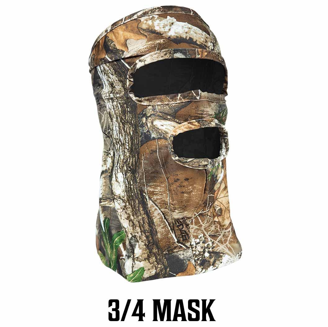 Primos Stretch Fit Mask - RealTree Edge Camo 3/4-img-0