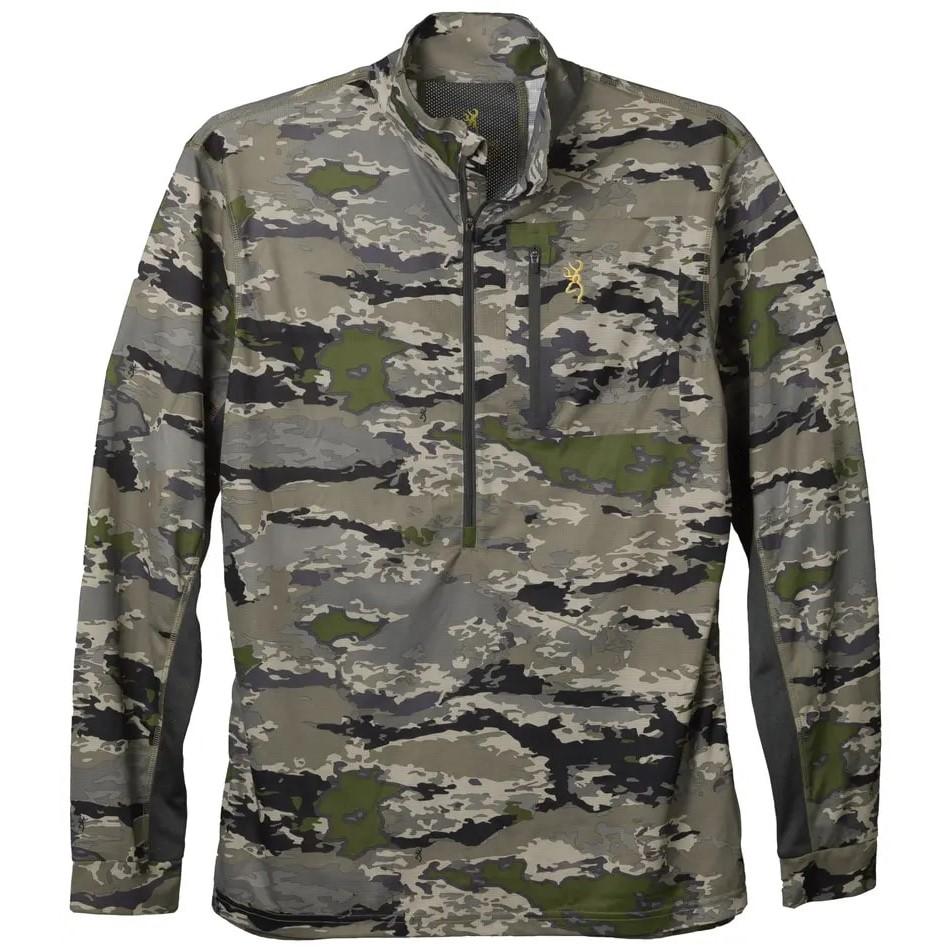 BROWNING Monroe Ovix 1/4 Zip Shirt Size: M (3010563402)