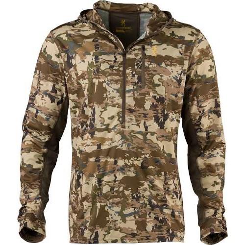 Browning 3010823501 Early Season Hooded Shirt Auric Camo S, UPF 50+