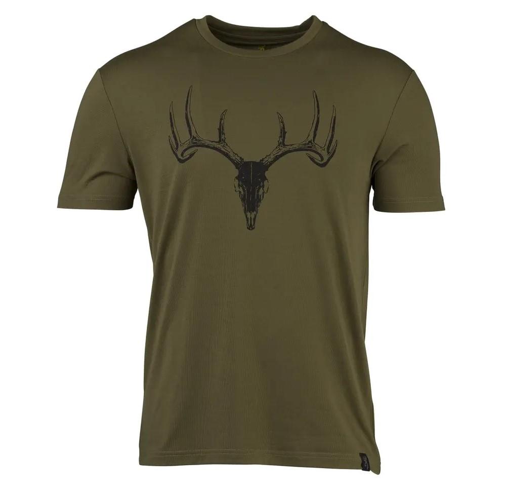 Browning Whitetail Camp Short Sleeve Shirt Green-img-0