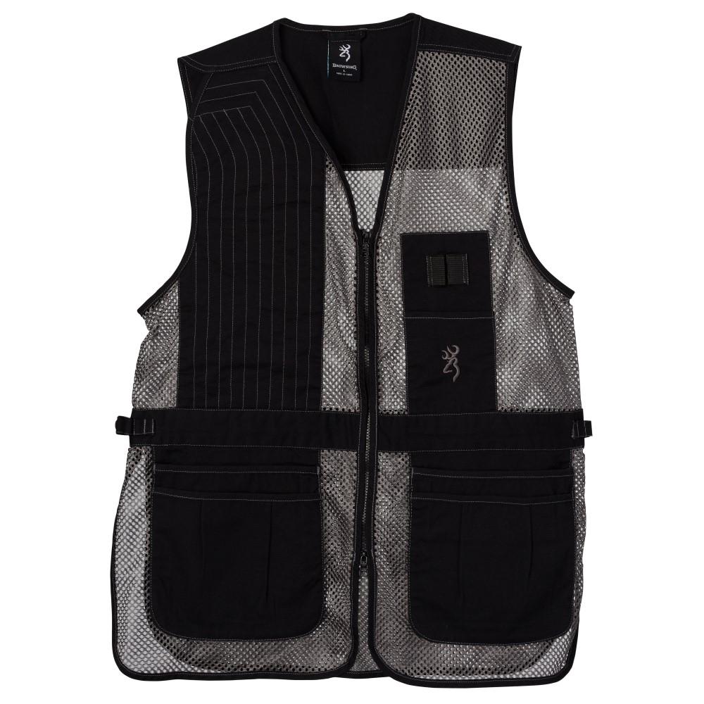 Browning Trapper Creek Mesh Shooting Vest Grey M