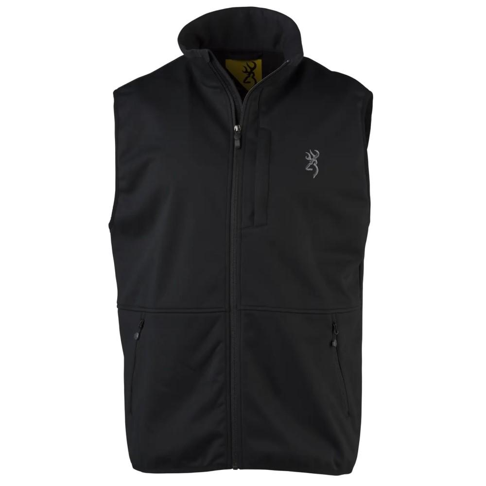 Browning Soft Shell Vest: Windproof, Water-Resistant, Silvadur Odor-img-0