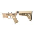 AR15 Complete Lower Receiver w/FDE MOE Grip & SL Carbine Stock FDE
