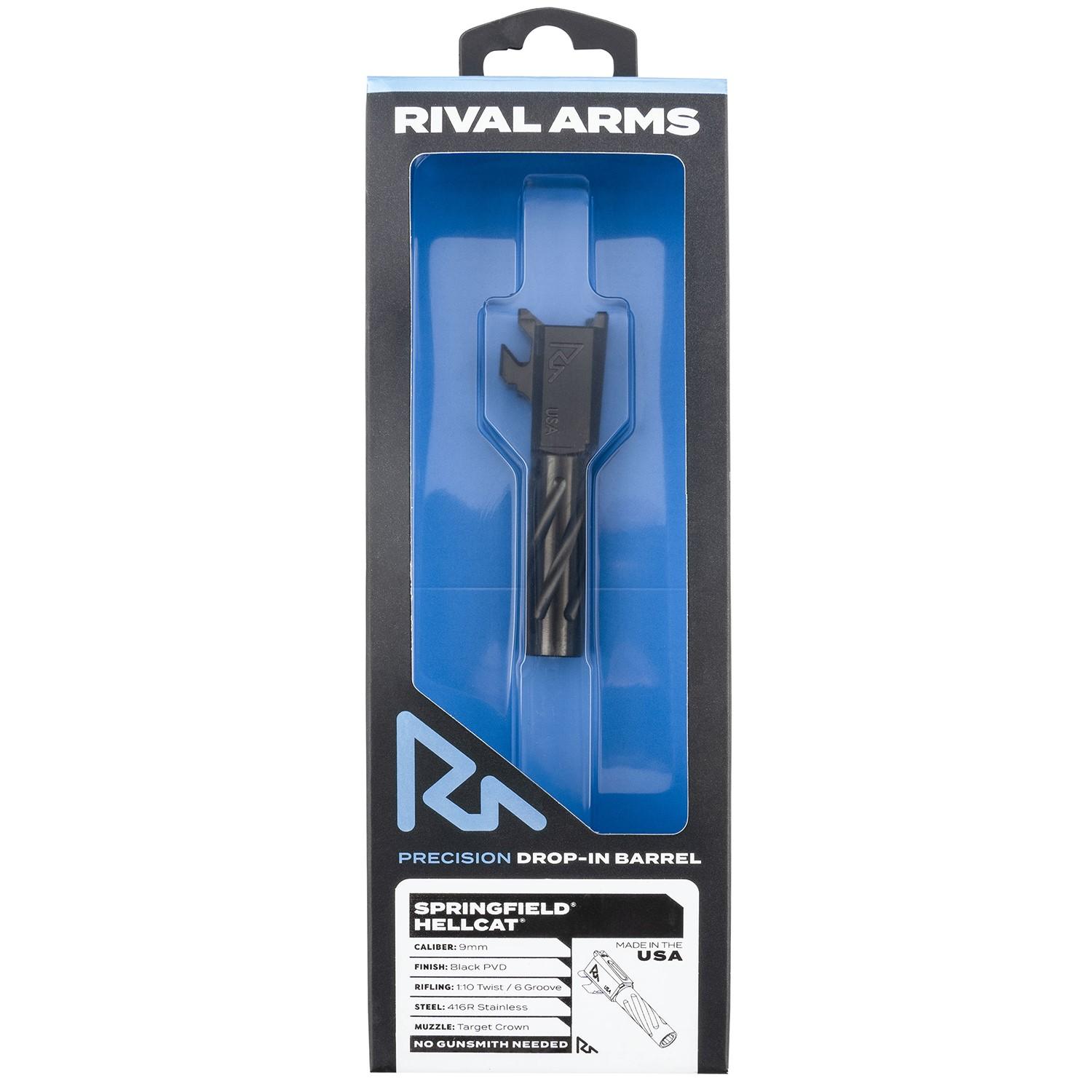 Rival Arms Steel Drop in Barrel for Hellcat V1 1:10 Twist Black