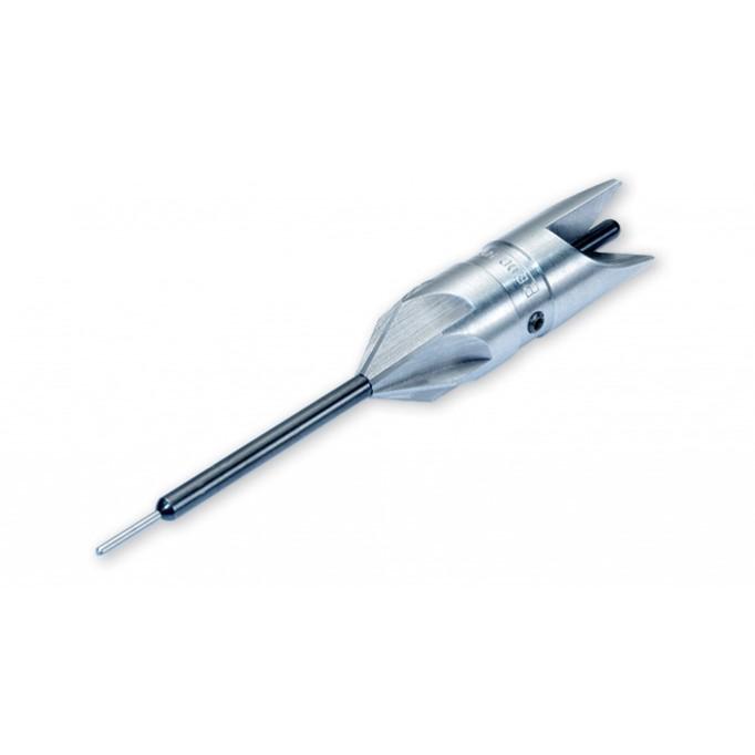 Case Mouth Deburring Tool - Adjustable Pilot Rod, Precision Ground Flutes, .22-.475 Caliber - Redding Reloading Equipment - .22 to .475