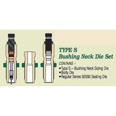 Redding 78648 Type S Bushing Neck Die Set 6mm Dasher Reloading Kit