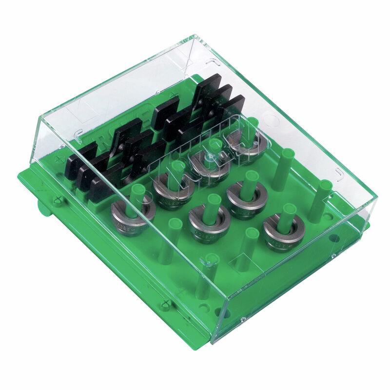 RCBS Shell Holder Rack 12 Pegs Polymer Green With Clear Lid 9461 - RCBS for sale at TheGunDock