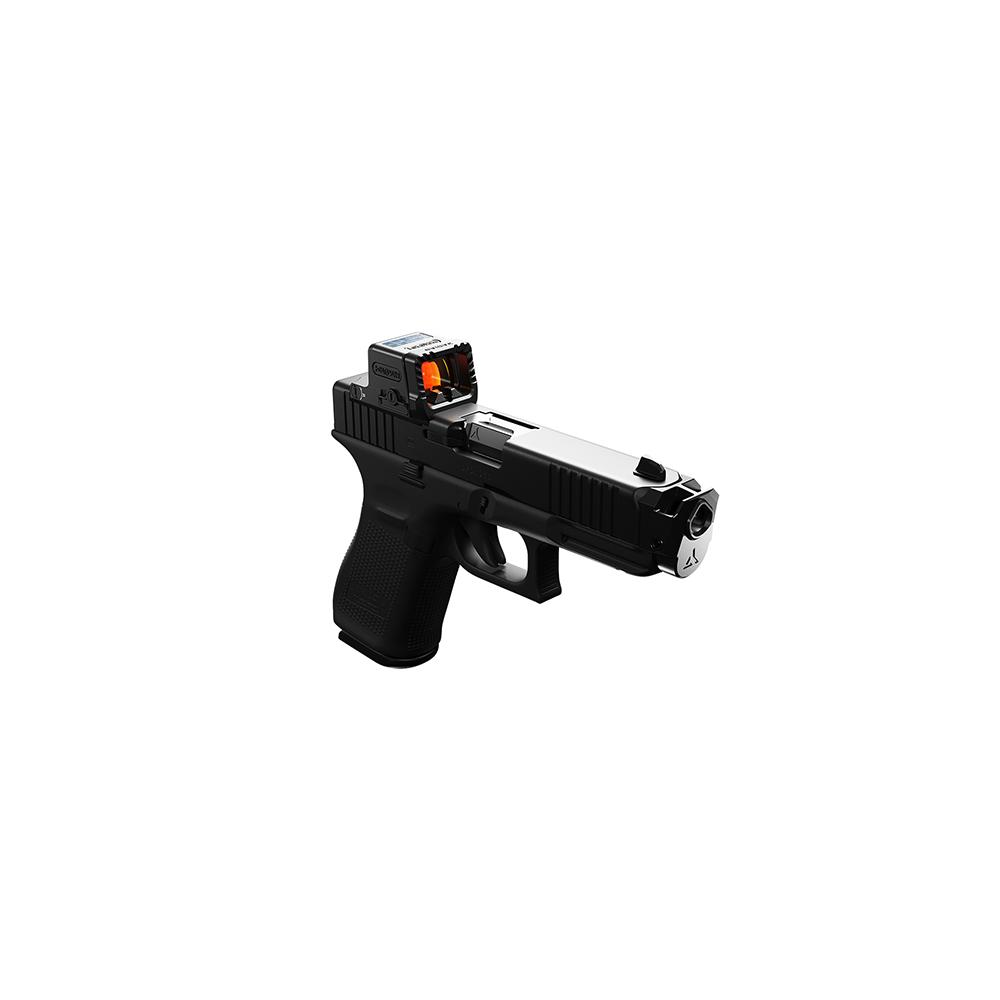 Radian Weapons Guardian+Six Combo Optic Guard & BackUp Iron Sights for Glock MOS Holosun EPS Black