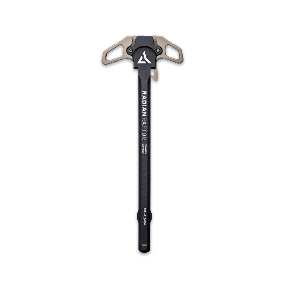 Radian Weapons Raptor AR-15 Charging Handle FDE Ambi Charging Handles/Bolt Knob
