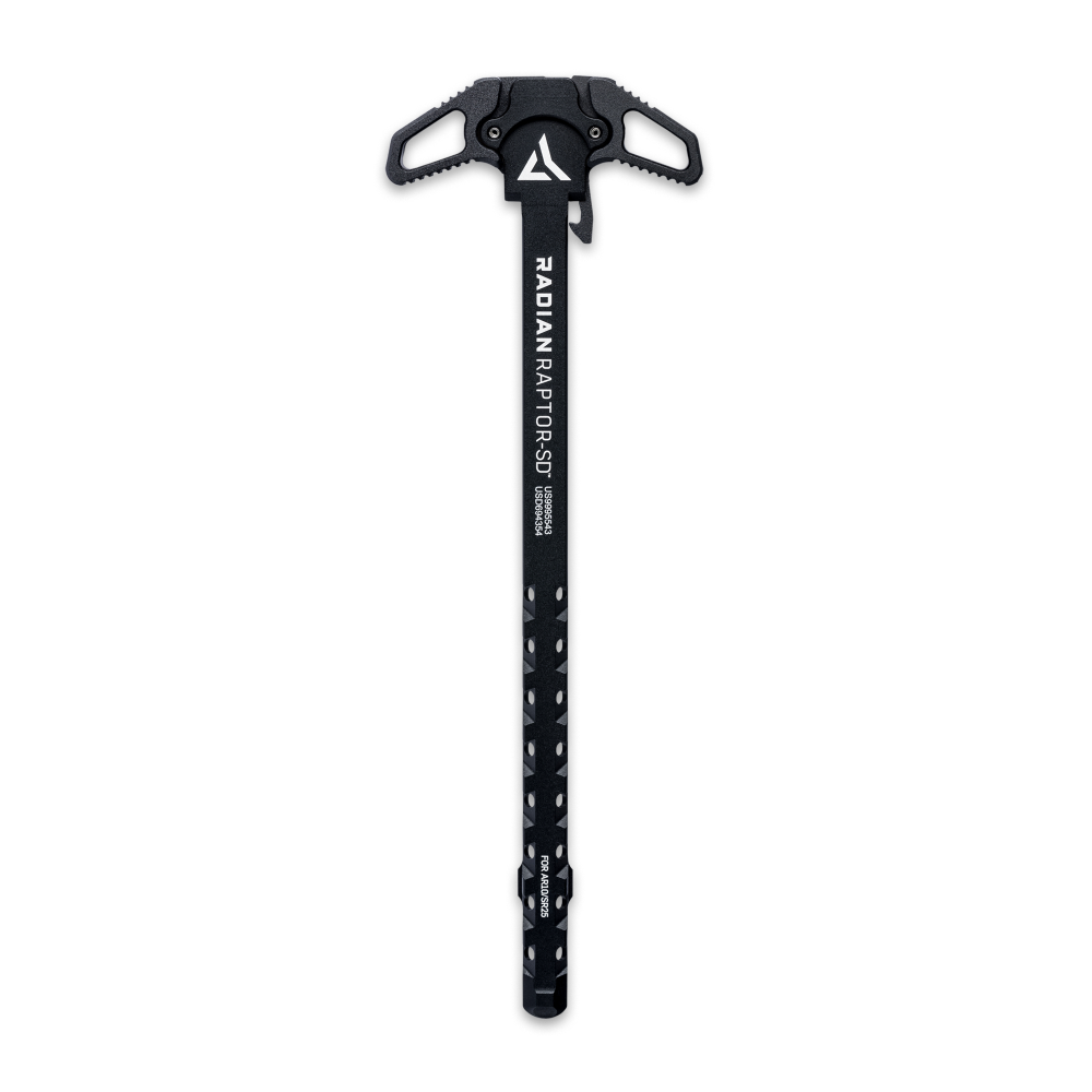 Radian Weapons Raptor SD AR-10 Charging Handle Black Ambi Charging Handles/Bolt Knob