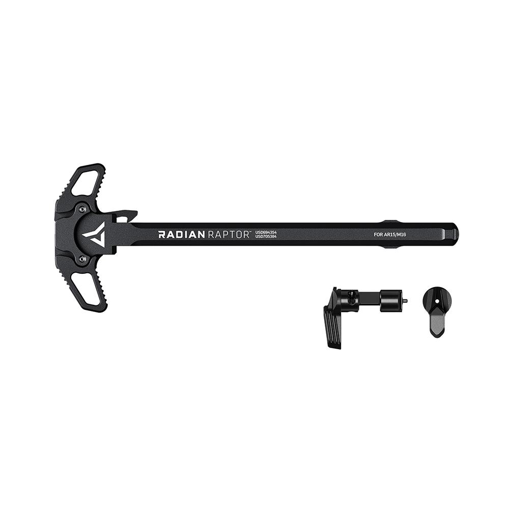 Radian Weapons Combo Raptor AR-15 Charging Handle Black Ambi and Talon 45/90 Safety Selector Black Ambi Charging…