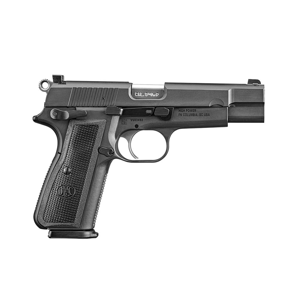 FN America High Power 9mm Luger 17+1 4.7in Black Steel Frame - FN America - 9mm