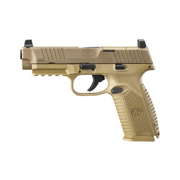 FN USA FN 509 Fullsize MRD Handgun 9mm Luger 17rd Magazine(2) 4.5" Barrel FDE