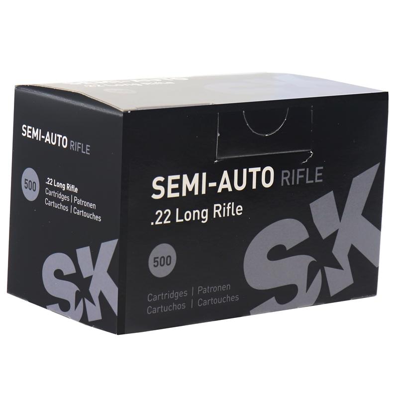 SK Semi-Auto Rifle Rimfire Ammunition .22 LR 40 gr LRN 1132 fps-img-0