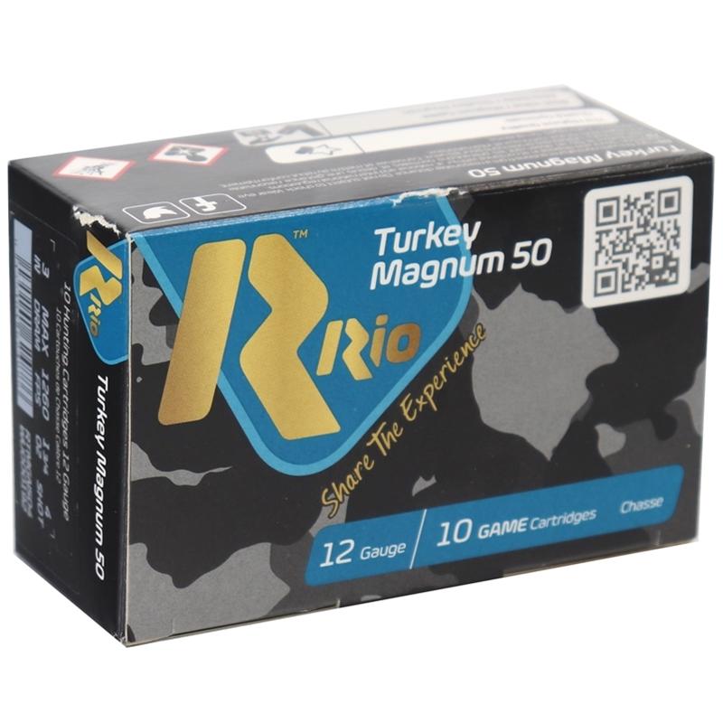 RIO Royal Turkey Magnum 50 Shotshell Ammunition 12ga 3 1-3/4oz 1260 fps #4 10/ct