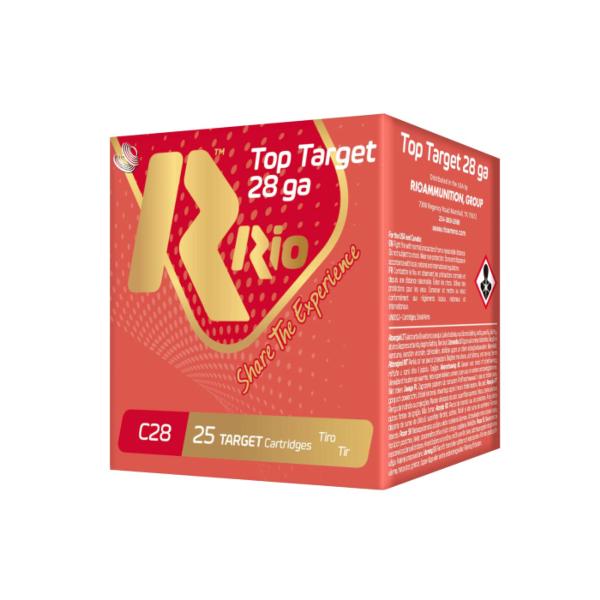 Rio Top Target Shotshells 28ga 2-3/4" 3/4oz 1300 fps #8 25/ct