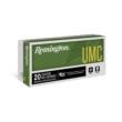 Remington UMC Rifle Ammunition .224 Valkyrie 75gr FMJ 20/ct