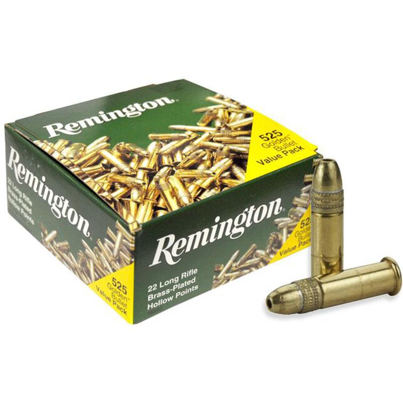Remington Golden Bullet Rimfire Ammunition .22 LR 36 gr. HP 1280 fps 525/ct-img-1