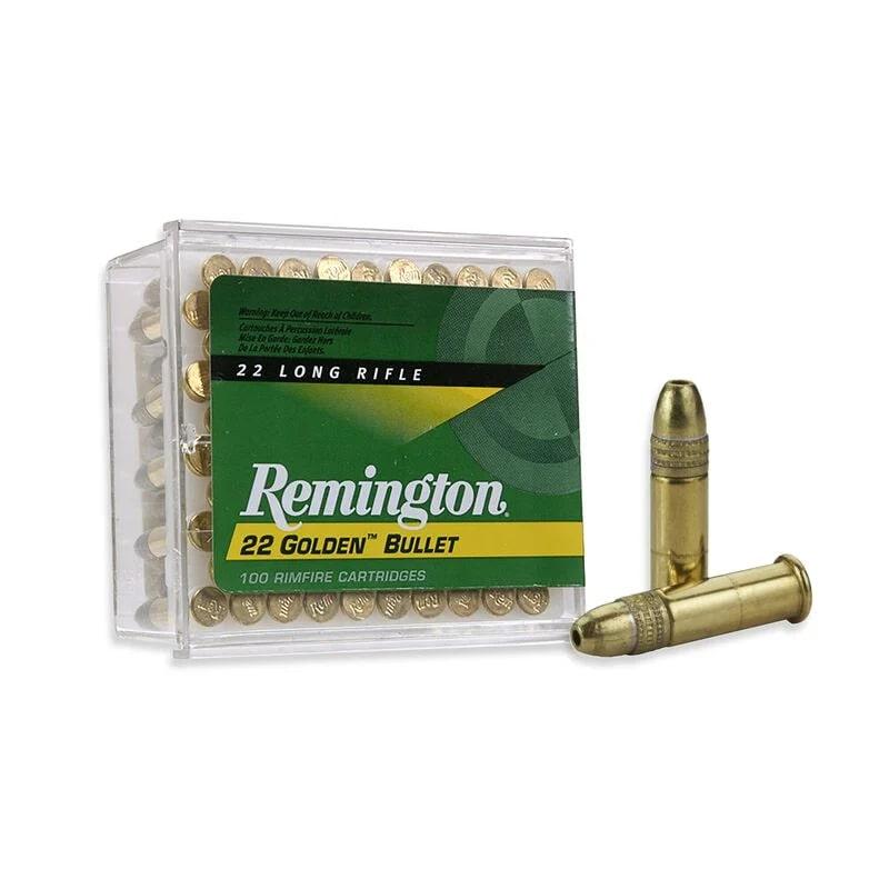 Remington Golden Bullet Rimfire Ammunition .22 LR 36 gr HP 1280 fps-img-0