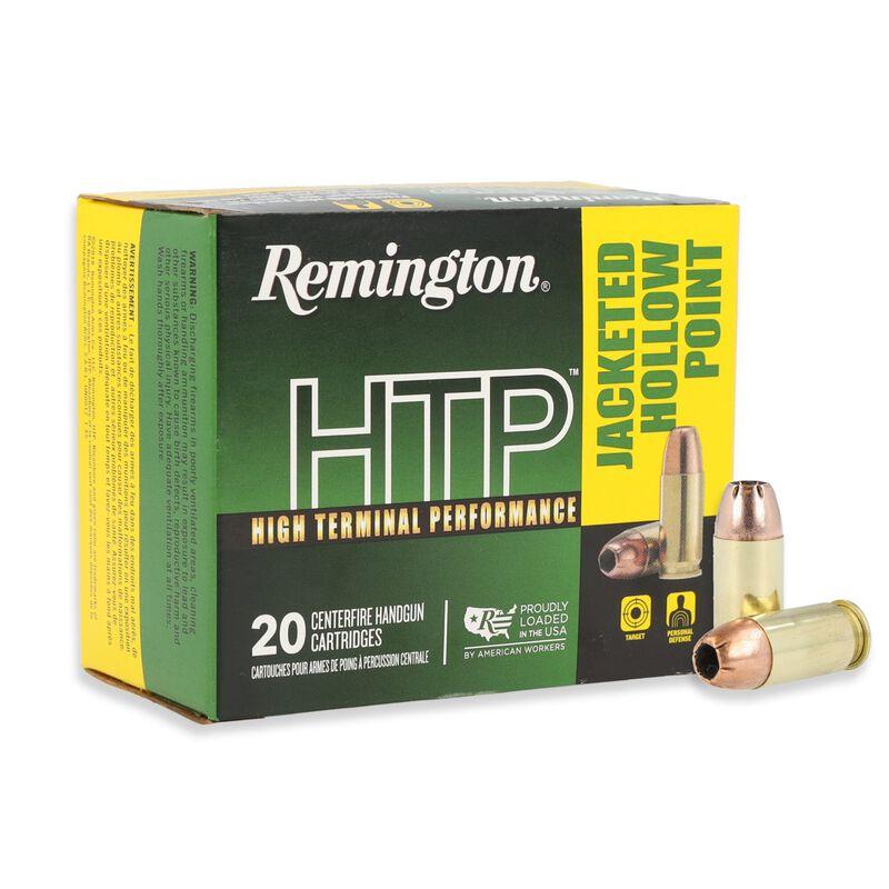 Remington HTP, 45 Auto, 185gr JHP Ammo, Pack of 20