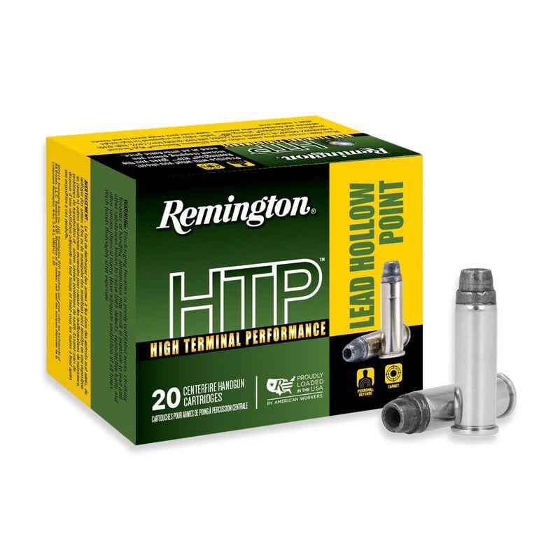 Remington 22297 HTP .38 Special +P, 158 Grain LHP, 20 Rounds - High Weight Retention & Double Diameter Expansion