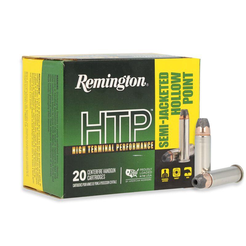 Remington HTP Handgun Ammunition 38 Spl+P 125 gr SJHP 945 fps 20/ct .38 Special