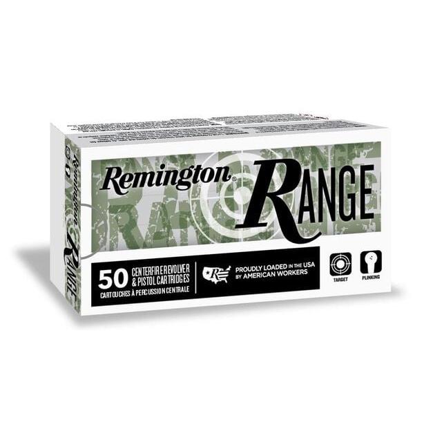 Remington Range Handgun Ammunition .380 Auto 95GR FMJ 945 FPS 50/Ct
