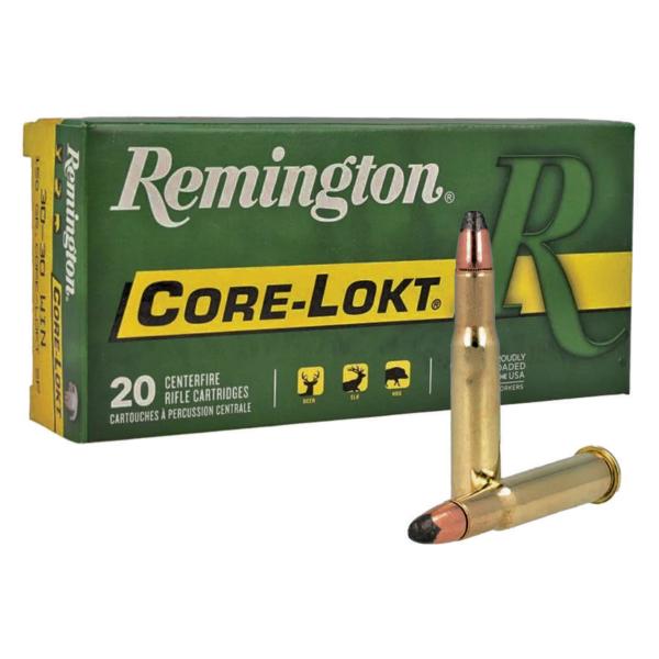 Remington Core-Lokt Rifle Ammunition .30-30 Win 150 gr SP 2390 fps 20/ct