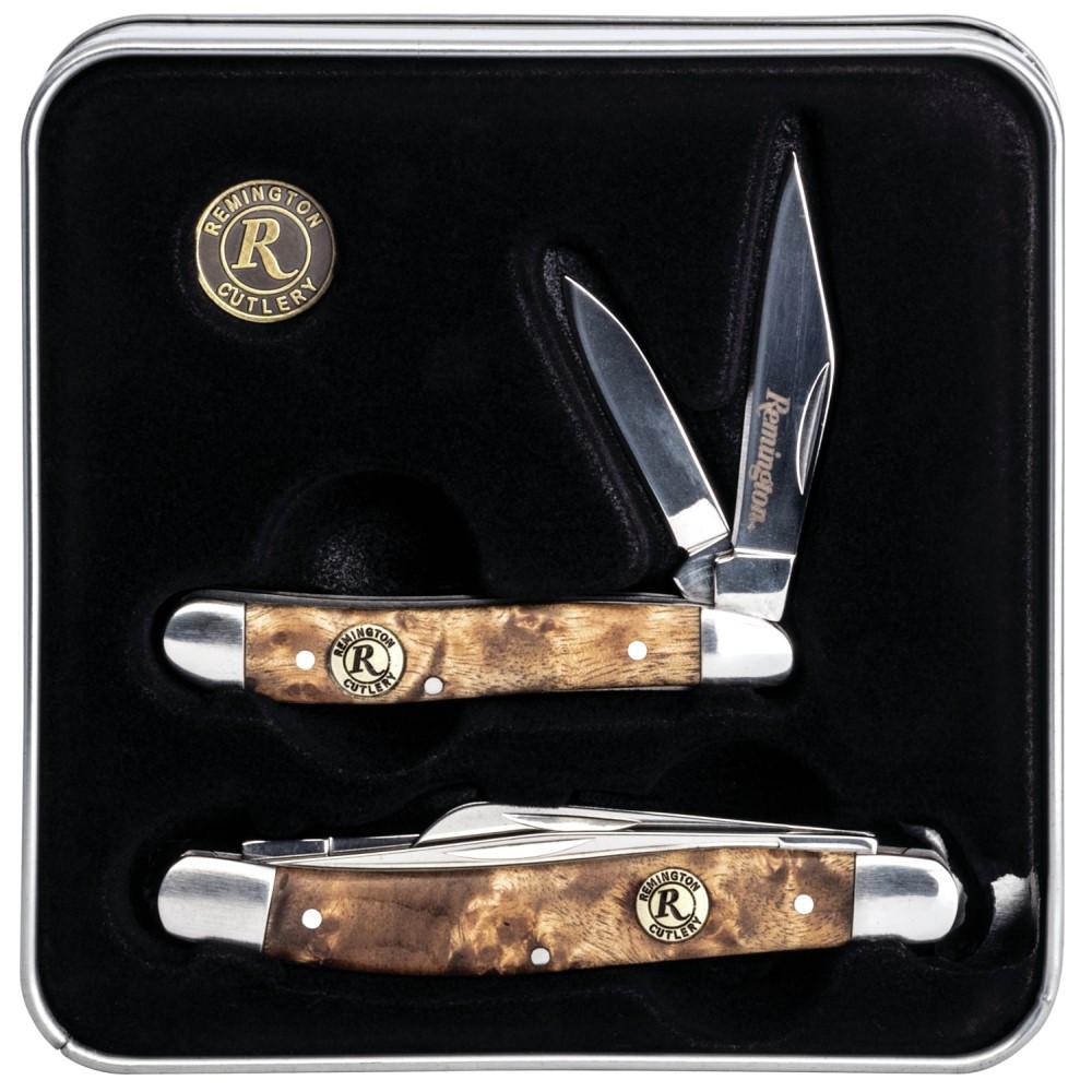 Remington Bob Whites Tin Collector Gift Set Folding Knives-img-0