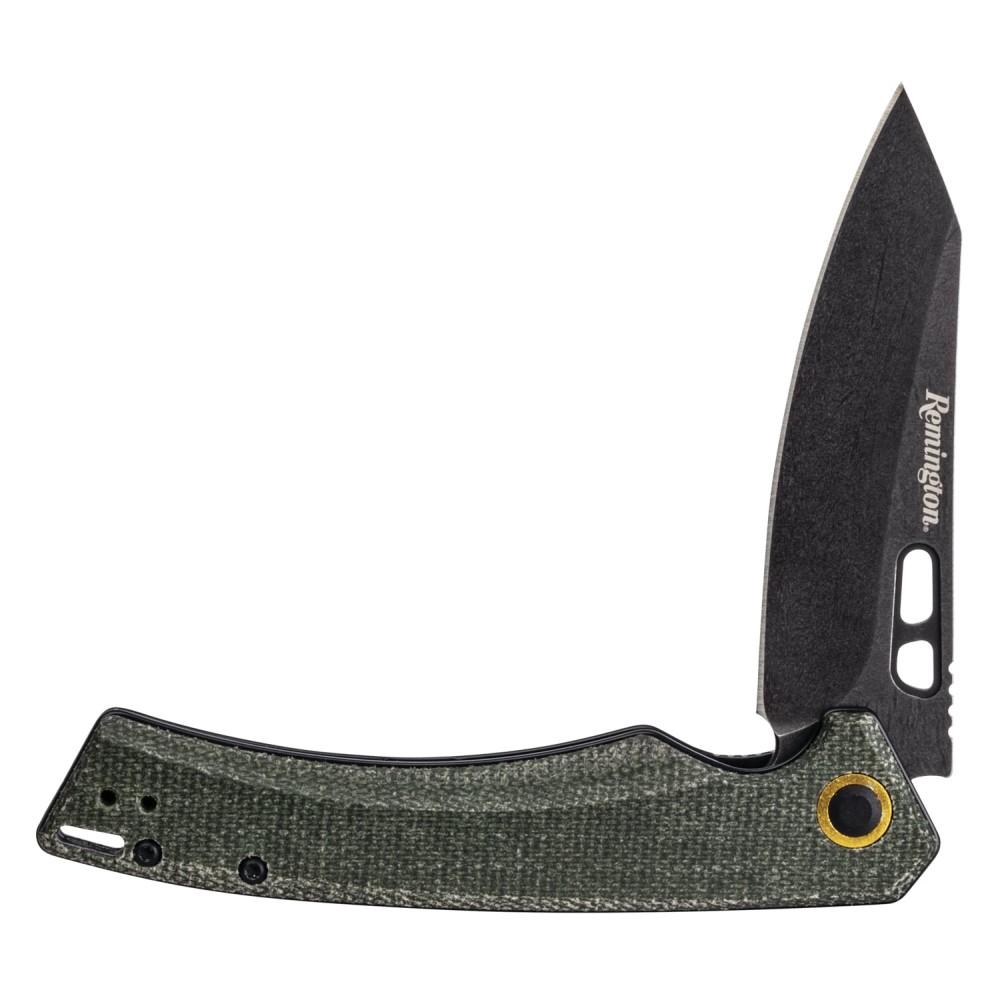 Remington EDC Liner Lock Folding Knife 4-1/2" Coping Blade Green-img-1