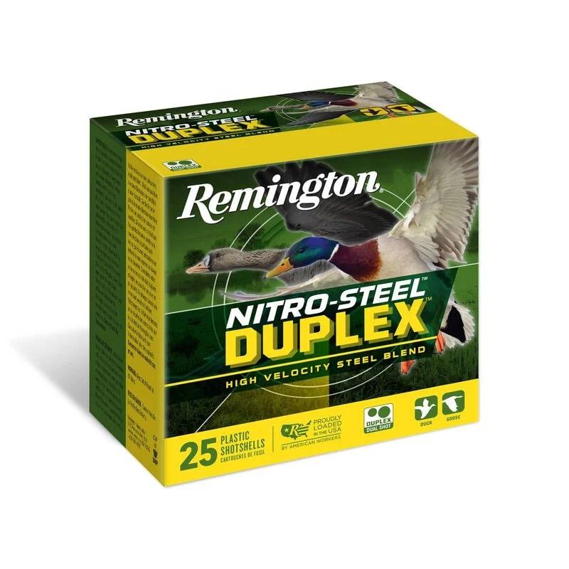 Remington Nitro-Steel Duplex Shotshells 20ga 3 1oz 1425 fps #4 25/ct