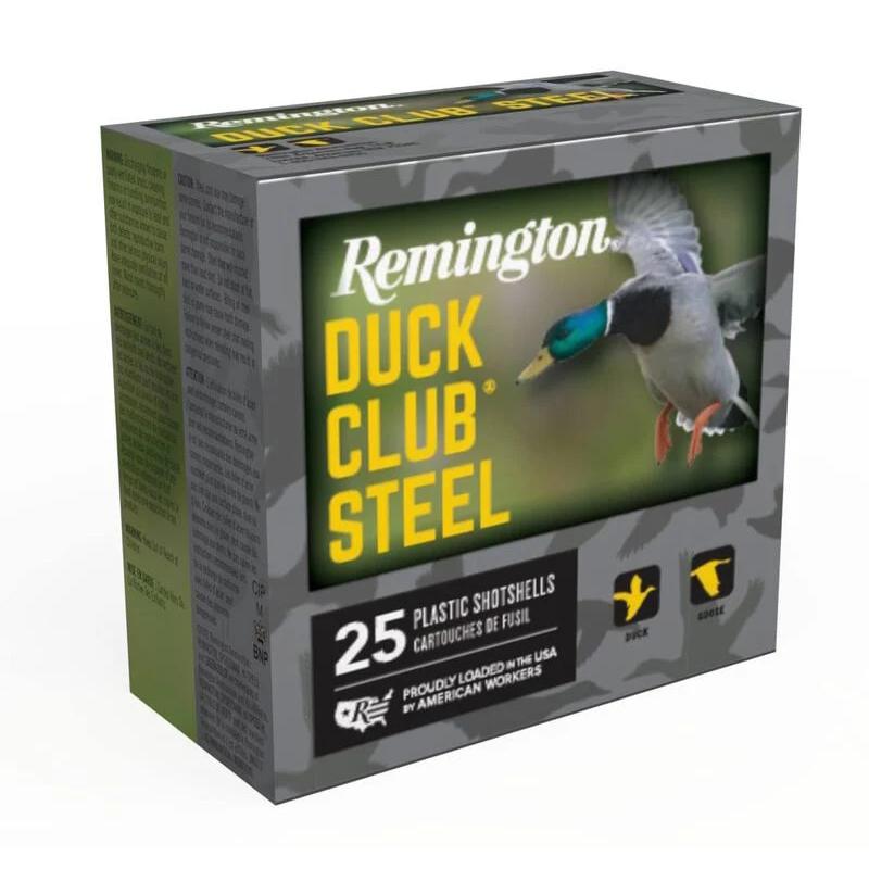 Remington Duck Club Steel Shotshells 12ga 3-1/2 1-3/8oz 1500 fps #2 25/ct - Remington Arms Company, LLC