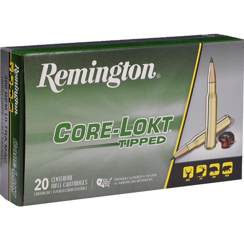 Remington R29045 Core-Lokt 300 Rem 180gr Tipped Rifle Ammo 20 Rounds