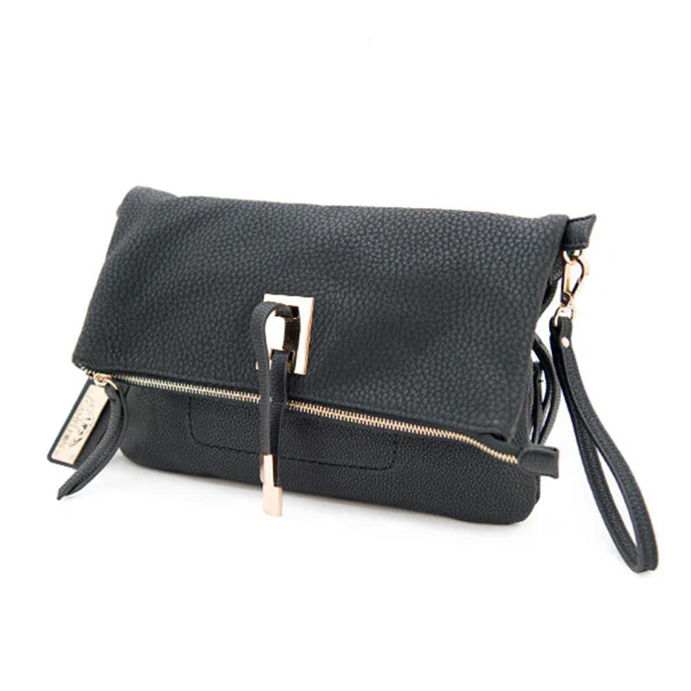 Cameleon AYA Conceal Carry Purse Clutch/Crossbody Black 49073