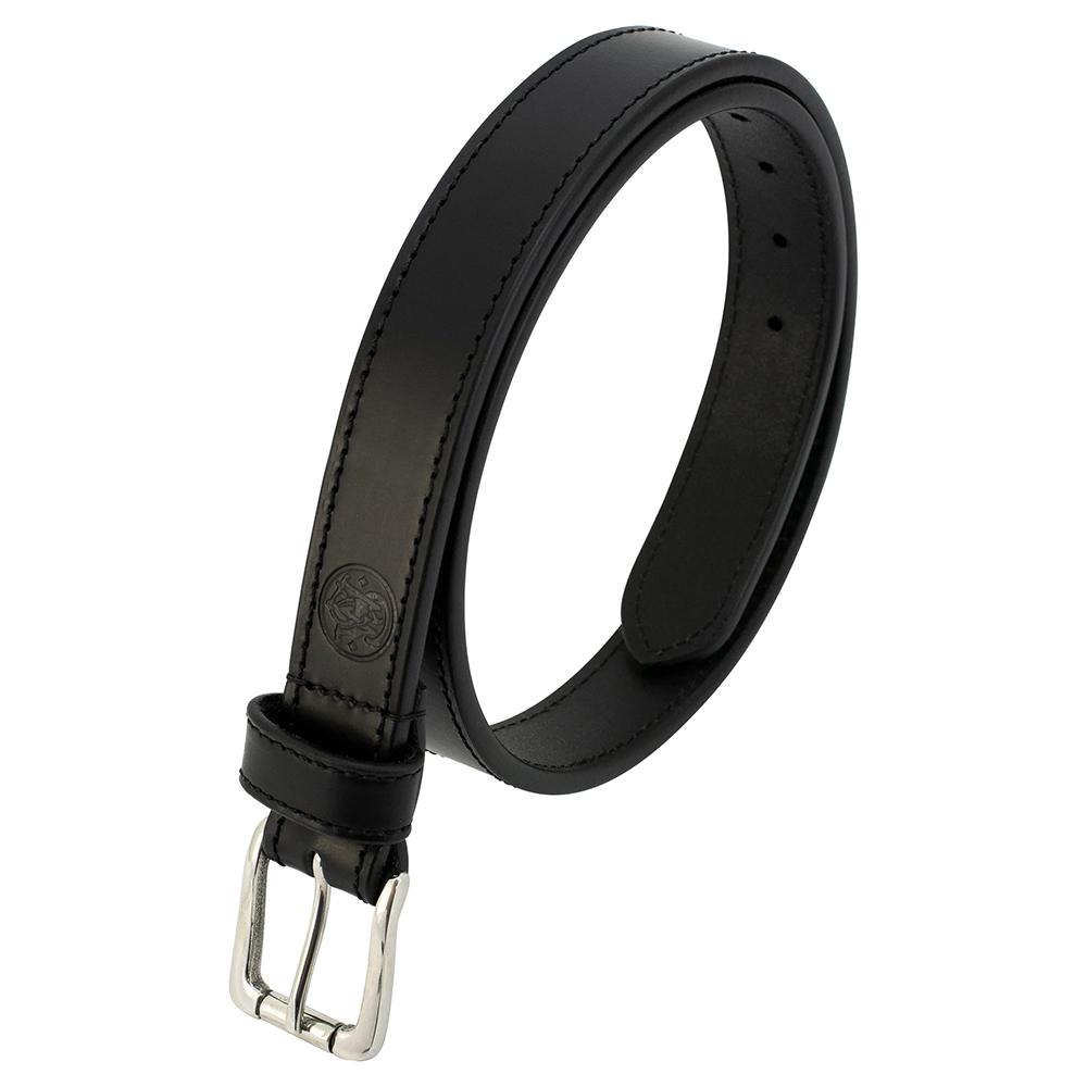 Cameleon S&W Adjustable 42-44" Black Leather EDC Men's Belt