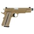 Tisas 45ACP 5'' 1911 RAIDER Threaded Bbl Cerakote FDE G10 Grips 2 8rnd mags
