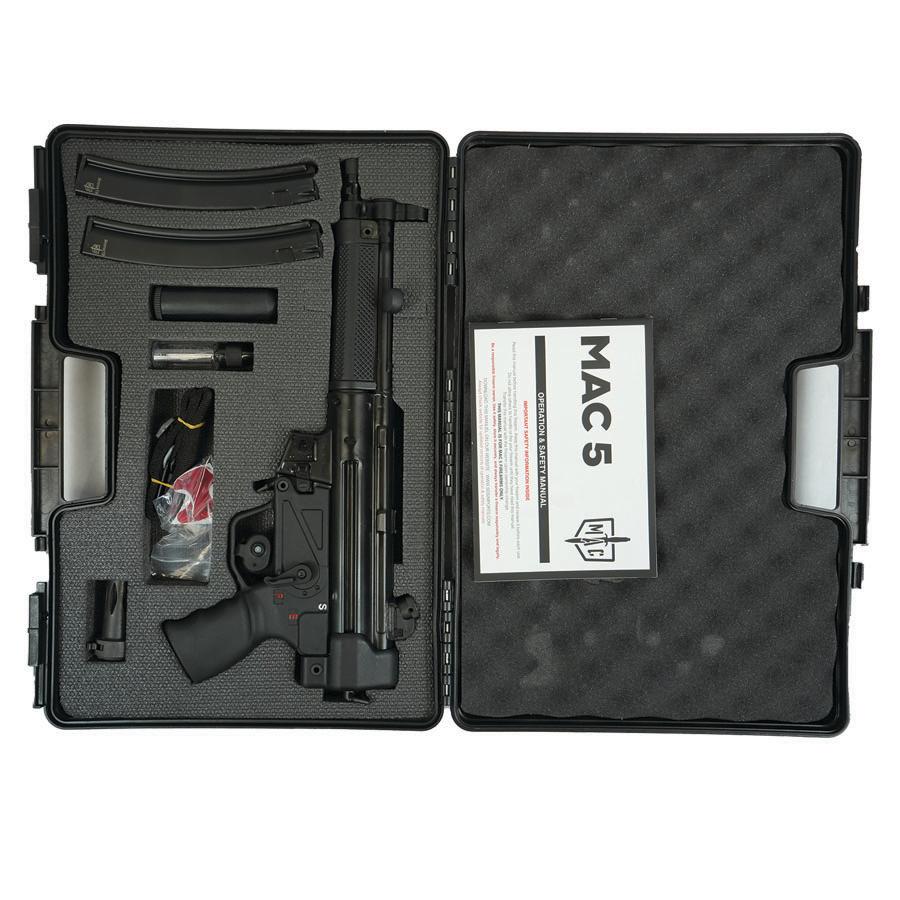 SDS MAC 5 w/Franklin Armory Binary Trigger Pistol 9mm Luger 30rd Magazines(2) 8.9" Barrel