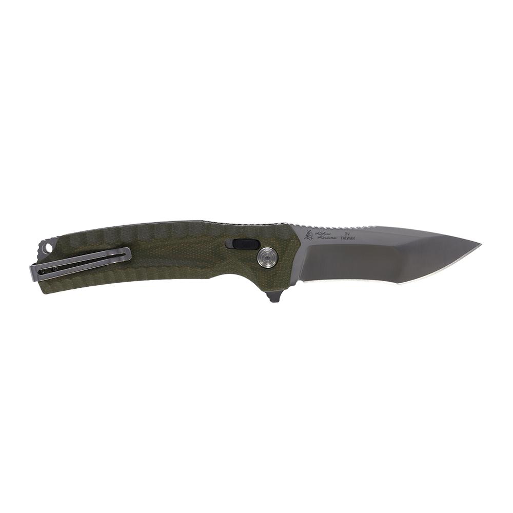 SOG Knives Hidaka XR Folding Knife 4 Modified Tanto Blade Olive Box