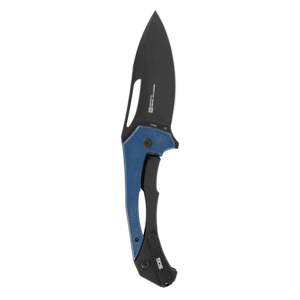 SOG Knives Bulwark FLK Folding Knife 3in. Drop Point Blade Blue ...