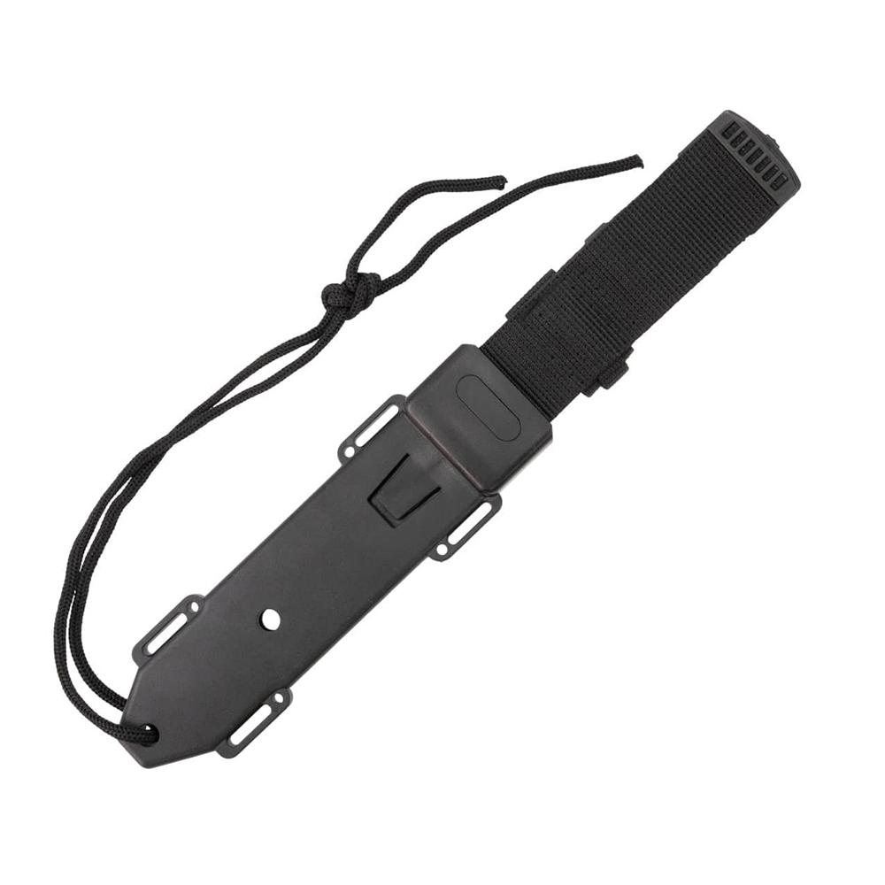 SOG Knives Pinnacle Bowie Fixed Knife 7-1/2" Clip Point Blade Black