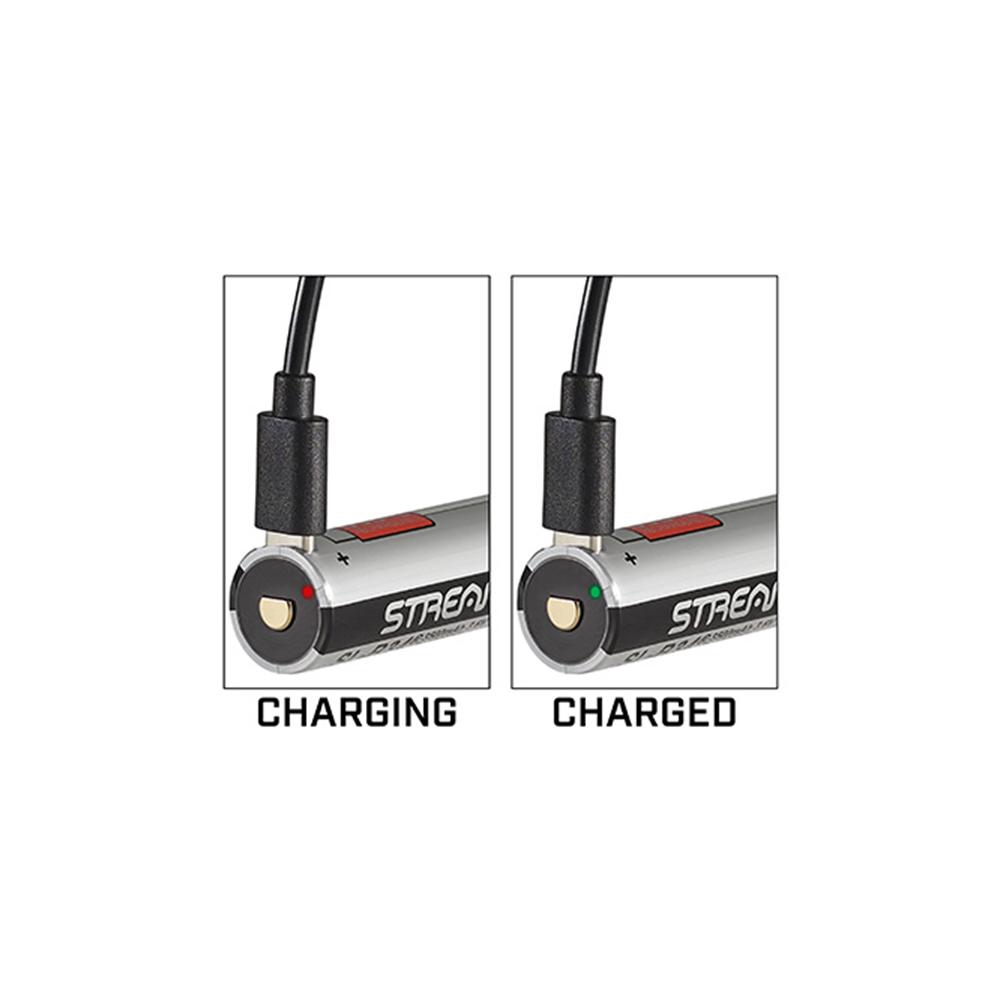 Streamlight MegaStream USB Flashlight 1800 Lumens Black with Rechargeable Battery and Holster