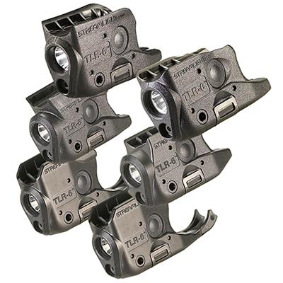 Streamlight TLR6 100 Lm Tact Wpn Light w/Wht LED/Red Laser fit f/Glk 43X/48 - Streamlight - 100 LUMENS