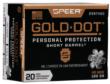 SPEER 40 S&W 180 GR  HP "SHORT BARREL" 20rd