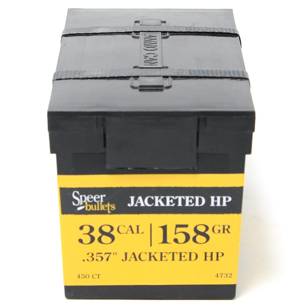 Speer 4732 38 Caliber 158gr Jacketed Uni-Cor Handgun Bullets 450/Box