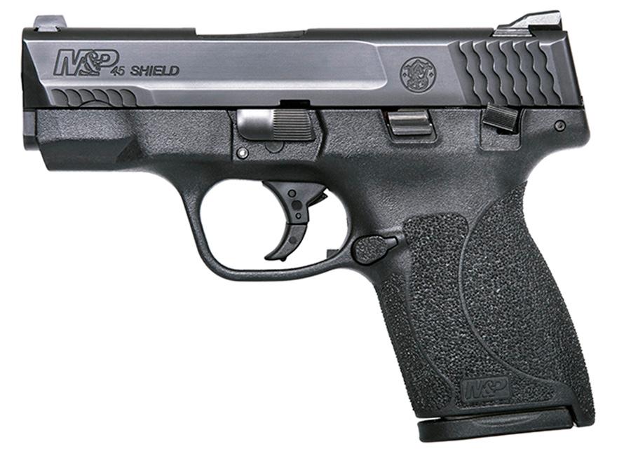 Smith & Wesson M&P 45 Shield .45 ACP Handgun 6+1 7+1 Rds 3.3" Barrel Tritium Night Sights No Thumb Safety