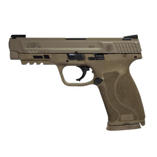 S&W M&P45 M2.0 .45 Auto 4.6" Barrel 10rd Magazine TruGlo TFX Night Sights FDE - USED