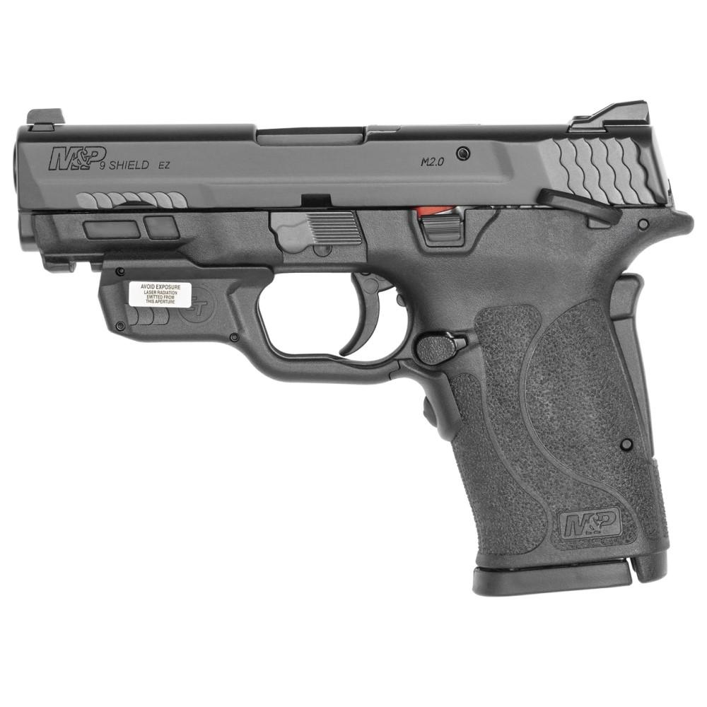 Smith & Wesson S&W M&P 9 SHIELD EZ Manual Thumb Safety Handgun 9mm Luger 8rd Magazine 3.75" Barrel with Crimson…