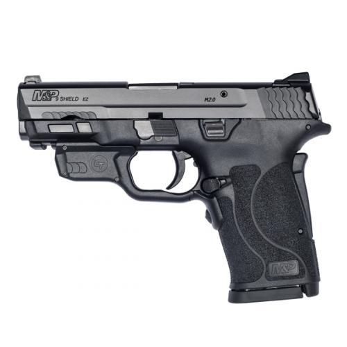 Smith & Wesson S&W M&P 9 SHIELD EZ No Manual Thumb Safety W/Crimson Trace Red Laserguard 9mm Luger 8rd Magazine…